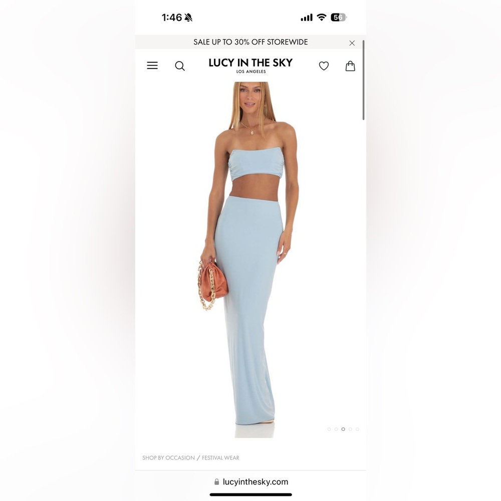 LUCY IN THE SKY - Two Piece Set in Sky Blue